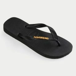 Havaianas Metallic Logo Unisex Σαγιονάρες For Σαγιονάρες - Slides -Crocs Κατάστημα havaianas logo metallic 2