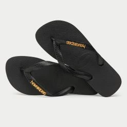 Havaianas Metallic Logo Unisex Σαγιονάρες For Σαγιονάρες - Slides -Crocs Κατάστημα havaianas logo metallic 3