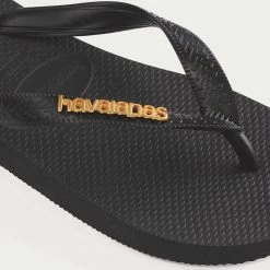 Havaianas Metallic Logo Unisex Σαγιονάρες For Σαγιονάρες - Slides -Crocs Κατάστημα havaianas logo metallic 4