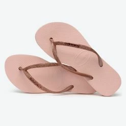 Havaianas Slim Flatform Glitter Γυναικείες Σαγιονάρες For Σαγιονάρες - Slides -Crocs Κατάστημα havaianas slim flatform glitter 3