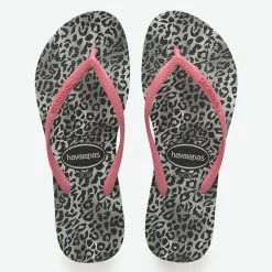 Havaianas Slim Leopard Γυναικείες Σαγιονάρες For Σαγιονάρες - Slides